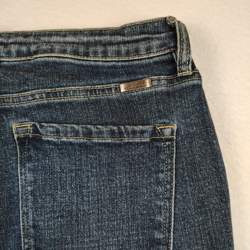 KanCan Flared Jeans Bailey High Rise Distressed Raw Hem Sz 15/31 - Picture 8 of 14